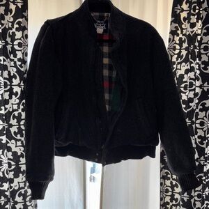 Woolrich Black Bomber Jacket